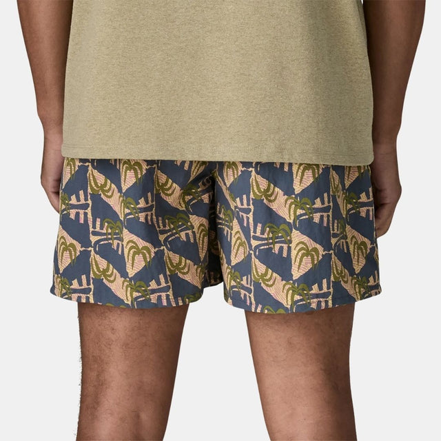 Patagonia Men's Baggies Shorts 5 in Jaguar Geo: Dolomite Blue