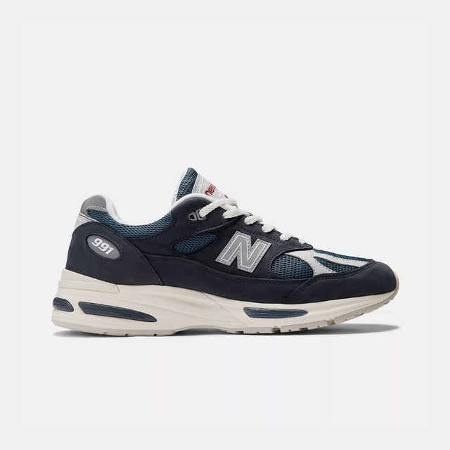 New Balance Made In UK 991v2 Navy Smoked Pearl & Silver