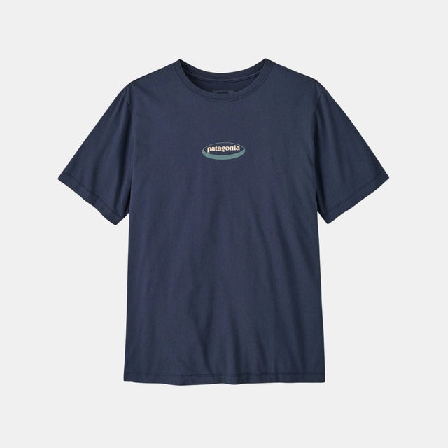 Patagonia Men's '95 Oval Logo T-Shirt New Navy: Kaleido