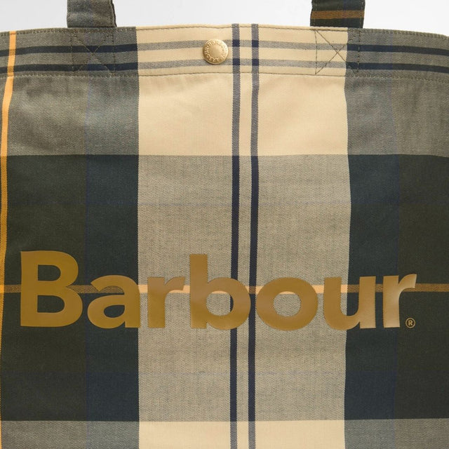 Barbour Telfield Tartan Tote Bag Ancient Tartan