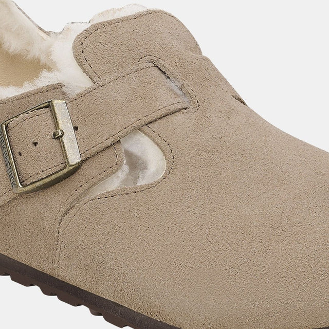 Birkenstock London Shearling Narrow Fit Women's Taupe
