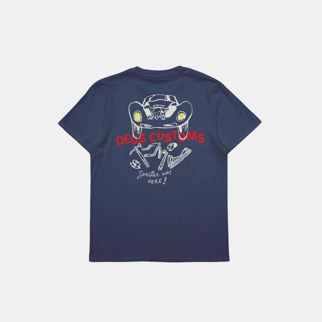Deus Ex Machina Specter Workshop T-Shirt Azure Navy