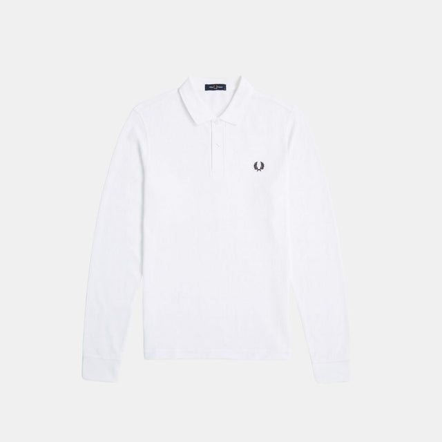 Fred Perry LS Polo M6006 White