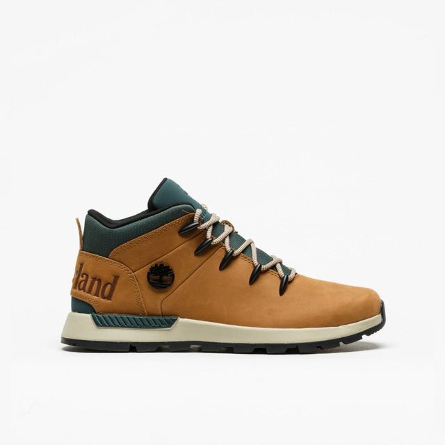 Timberland Sprint Trekker Mid Lace Md Brown Nubuck With Green
