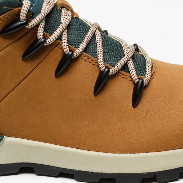 Timberland Sprint Trekker Mid Lace Md Brown Nubuck With Green