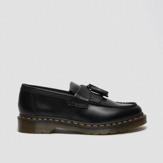 Dr. Martens Adrian Yellow Stitch Unisex Black Smooth