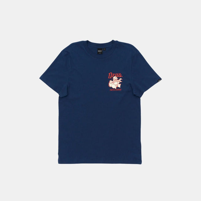 Deus Ex Machina Orbite T-Shirt Mechanic Blue