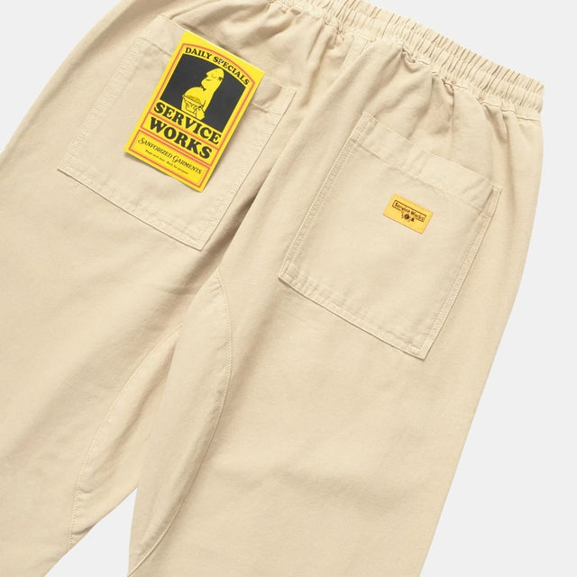 Service Works Classic Chef Pants Pale Khaki
