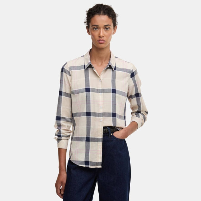 Barbour Bredon Check Shirt Cherry Blossom Tartan