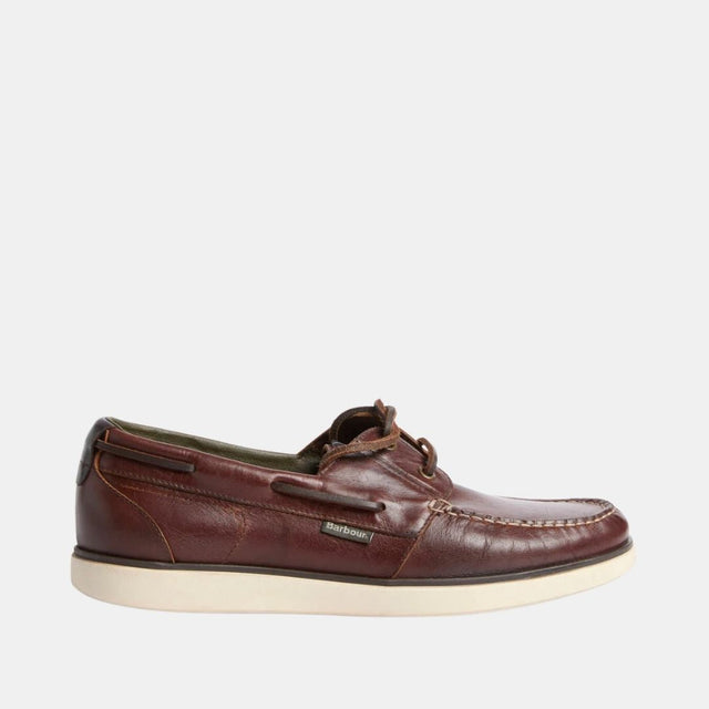 Barbour Rothley Boat Shoe Dark Brown