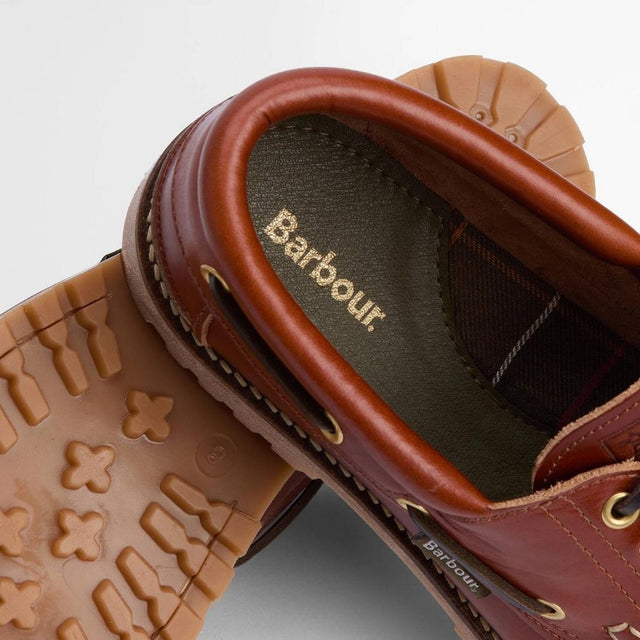 Barbour Deck Boat Shoe Tan