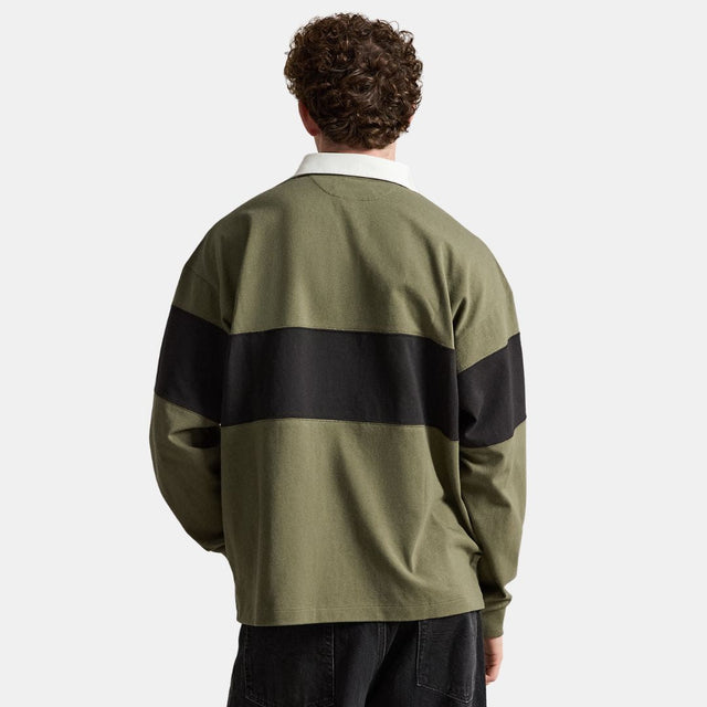 Polo Ralph Lauren Big Fit Polo Sport Rugby Shirt Cruise Olive/Black Boot