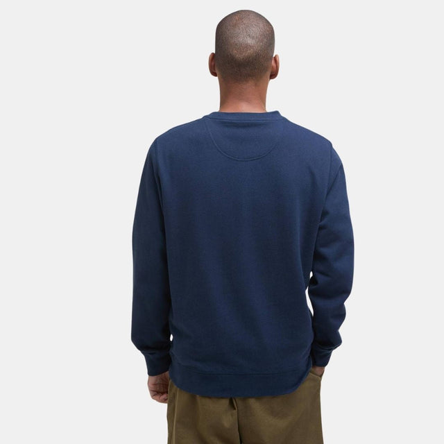 Barbour Pique Applique Crew Sweatshirt Navy