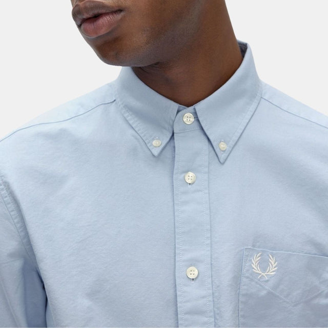 Fred Perry Oxford Shirt M5516 Light Smoke
