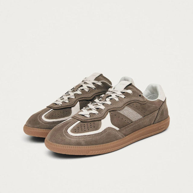 Alohas 490 Rife Taupe Leather Sneakers