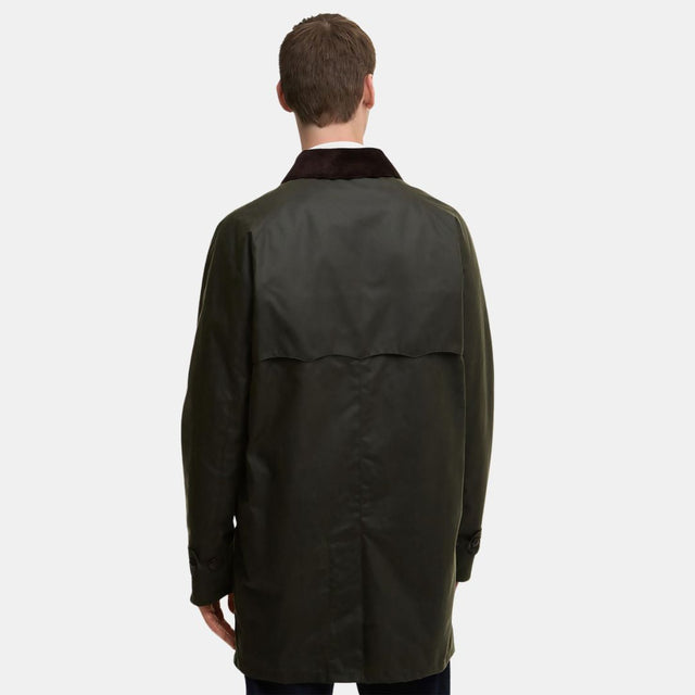 Barbour x Baracuta Wax Trench Coat Wax Olive