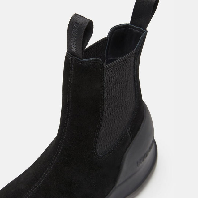 Moon Boot Luna Chelsea Scamosciato Nero
