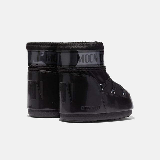 Moon Boot Icon Low Glance Satin Black