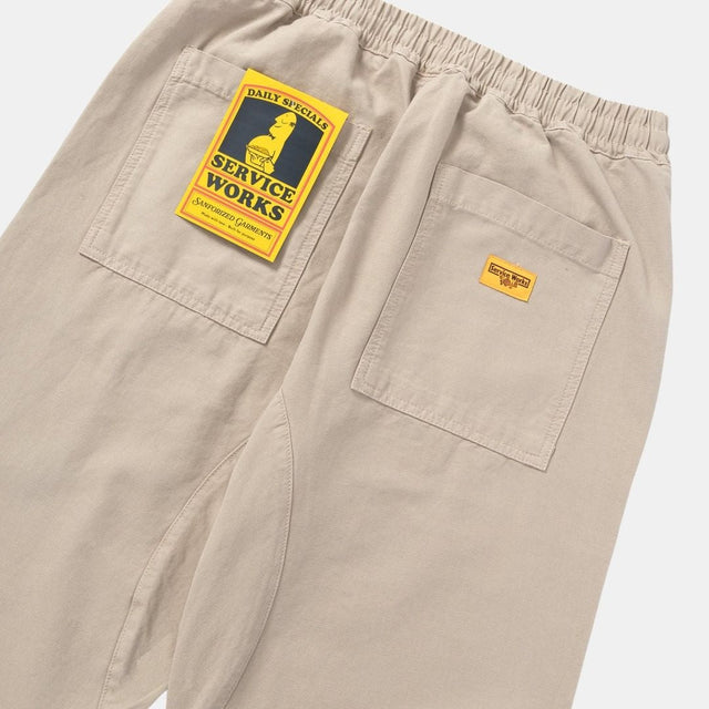 Service Works Classic Chef Pants Stone
