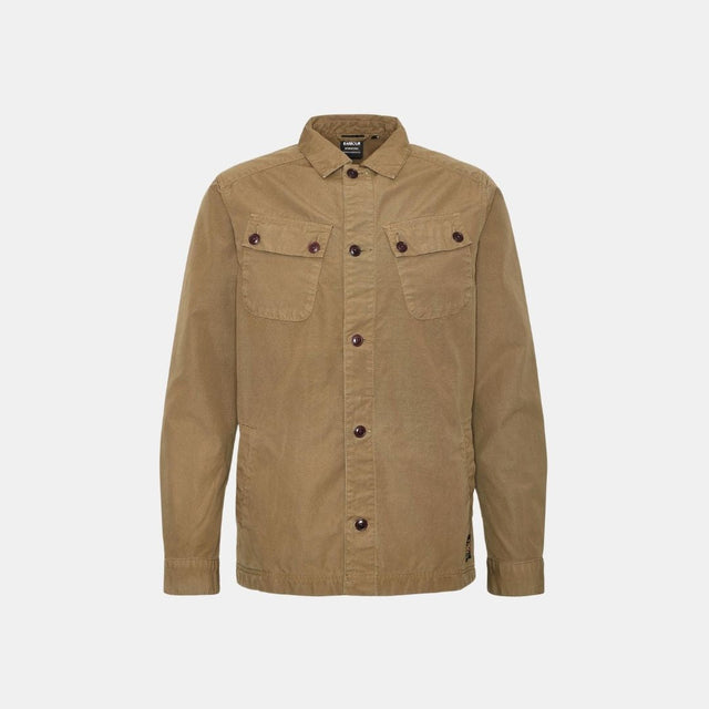 Barbour International Harris Overshirt Olive Branch