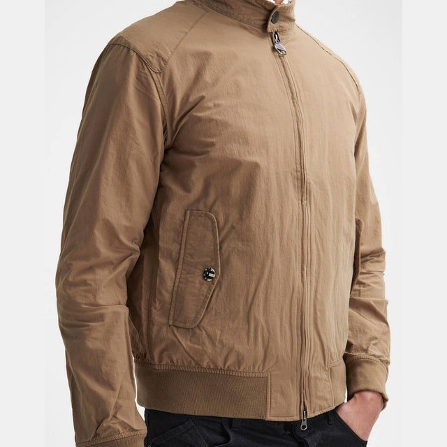 Barbour International Rectifier Harrington Casual Military Brown