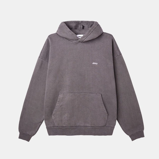 Obey Lowercase Pigment Hood Pigment Digital Black