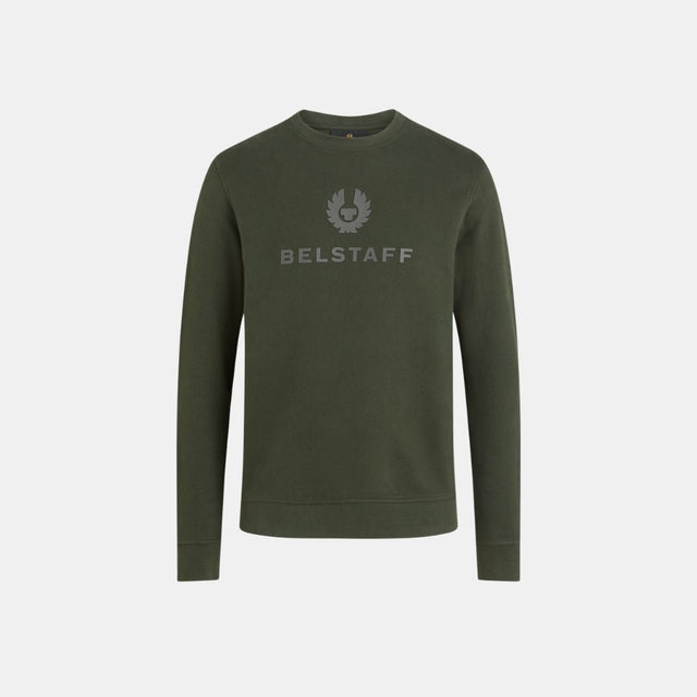 Belstaff Signature Crewneck Sweatshirt Mineral Green
