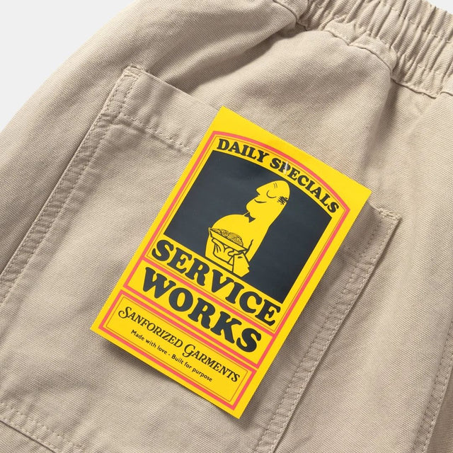 Service Works Classic Chef Pants Stone