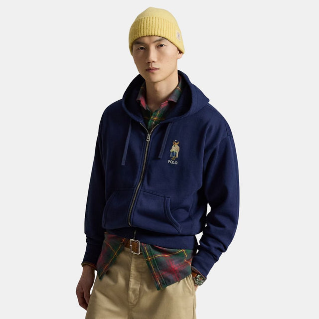 Polo Ralph Lauren Vintage Fit Polo Bear Full-Zip Hoodie Classic Navy
