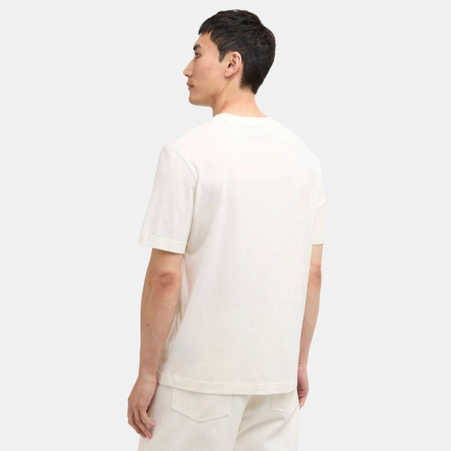 Barbour International Shifter Graphic Print T-Shirt Whisper White