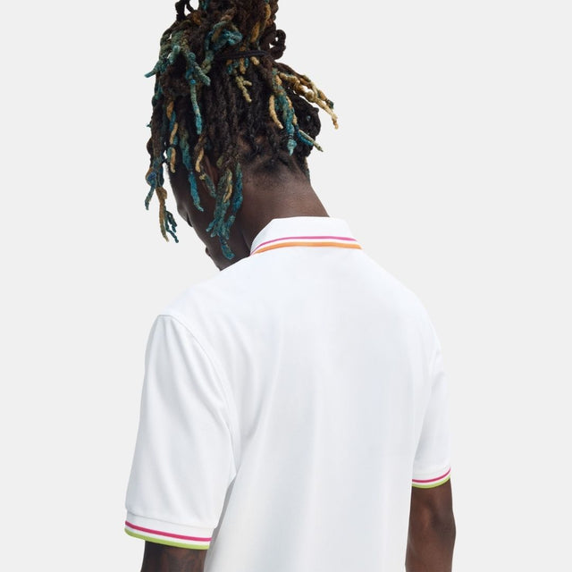 Fred Perry Twin Tiped Tennis Polo White
