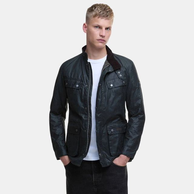 Barbour International Tourer Duke Wax Jacket Sage