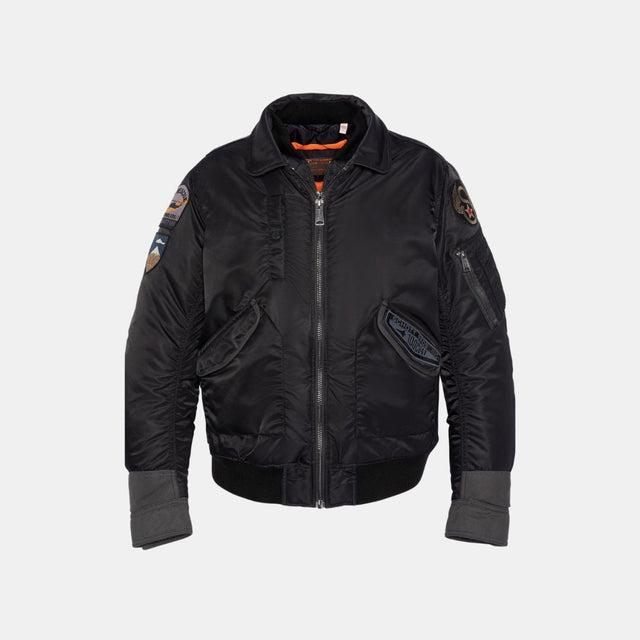 Schott NYC Bomber Jacket CWU 210VINTRS Black