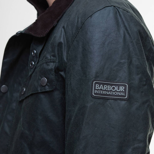 Barbour International Tourer Duke Wax Jacket Sage