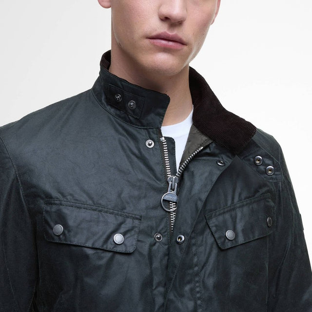 Barbour International Tourer Duke Wax Jacket Sage