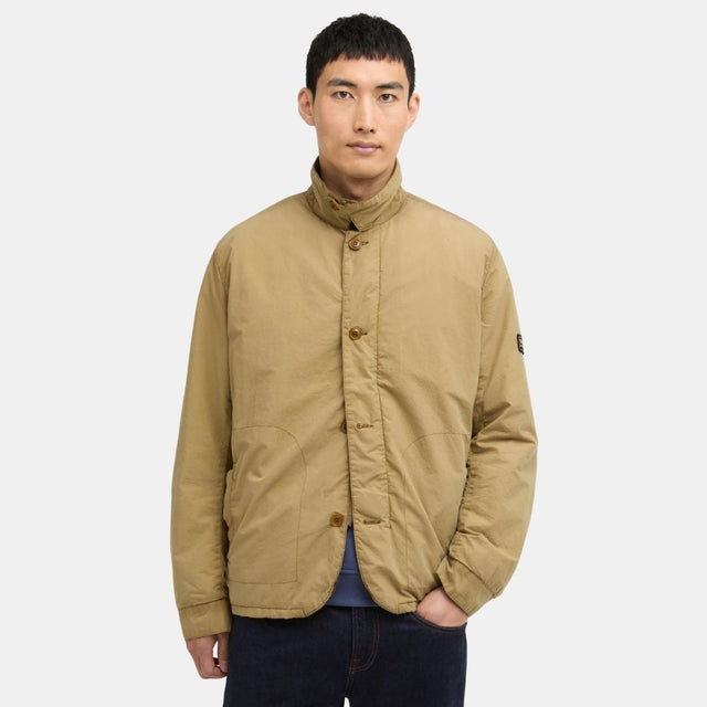 Barbour International Troon Washed Wax Jacket Sand
