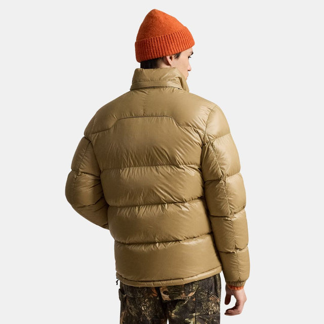 Polo Ralph Lauren The Gorham Glossed Down Jacket Camel Glossy