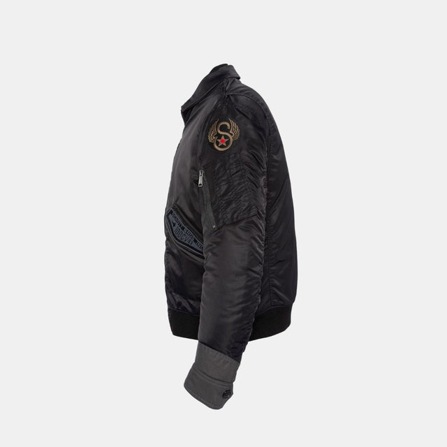 Schott NYC Bomber Jacket CWU 210VINTRS Black