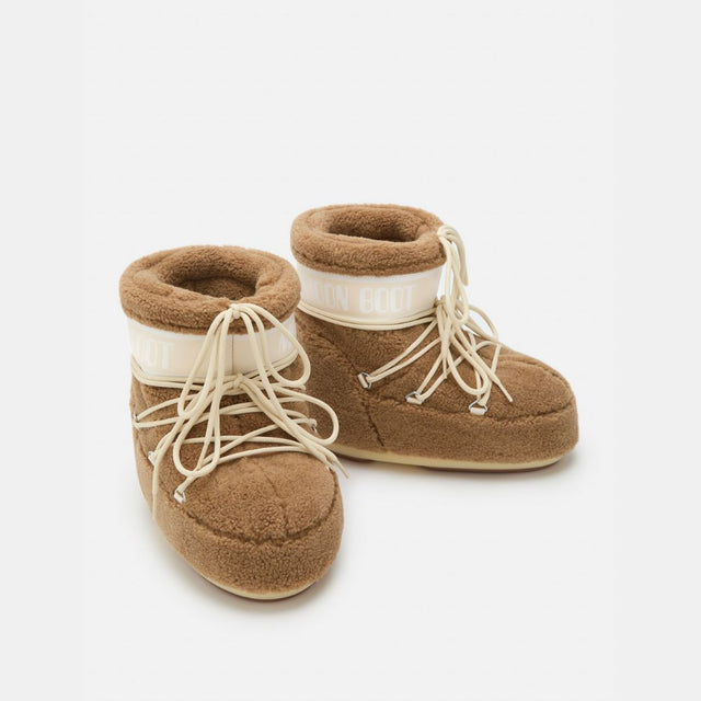 Moon Boot Icon Low Fleece Camel