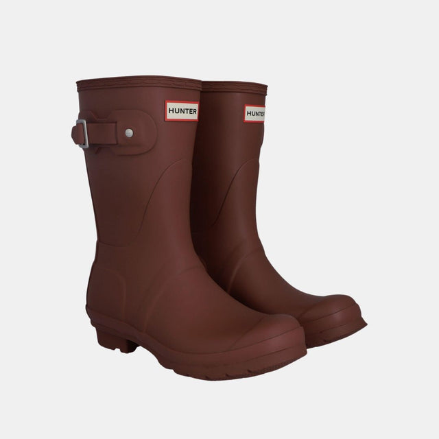 Hunter Original Wellington Short Boots Women's Muted Berry