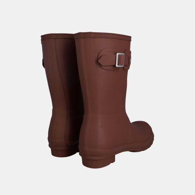 Hunter Original Wellington Short Boots Women's Muted Berry
