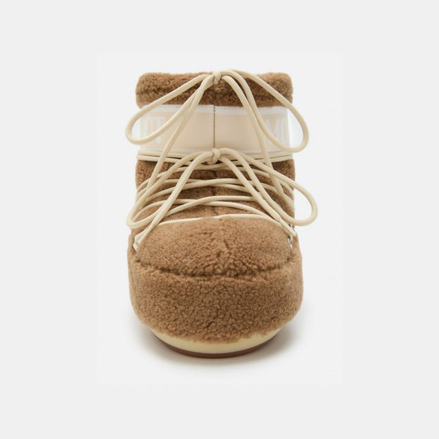 Moon Boot Icon Low Fleece Camel