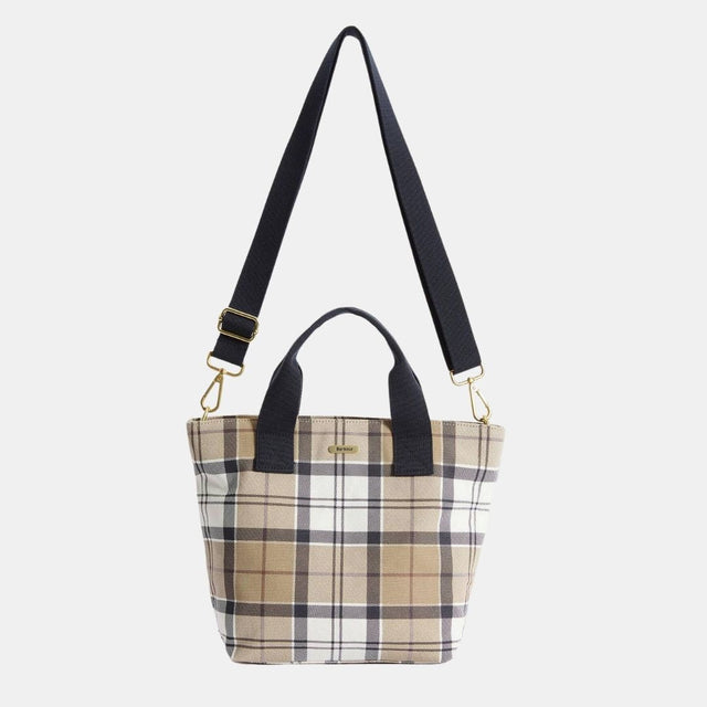 Barbour Maisy Tartan Tote Bag Rosewood Tartan