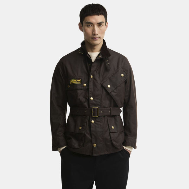 Barbour International Original Wax Jacket Brown