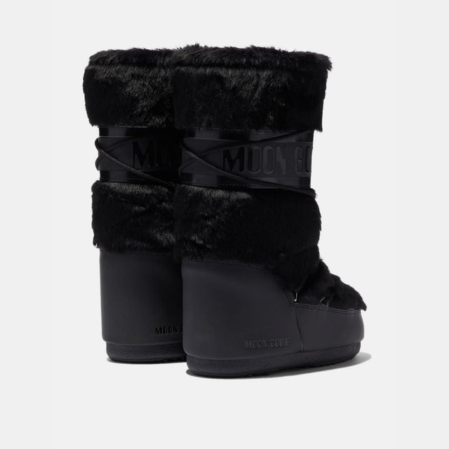 Moon Boot LTrack Faux Fur High Wp Black