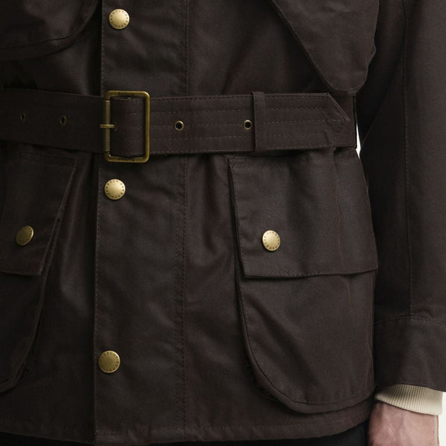 Barbour International Original Wax Jacket Brown