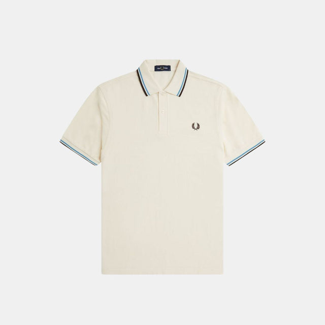 Fred Perry Polo M3600 Ecru & Carrington Brick