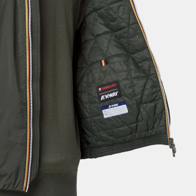 K-Way Valen Plain Warm Green Blackish