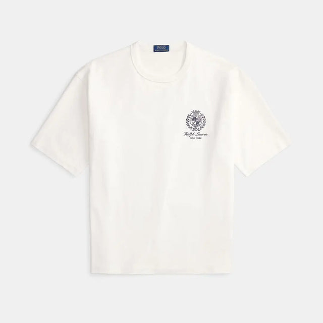 Polo Ralph Lauren Relaxed Fit Jersey Graphic T-Shirt White