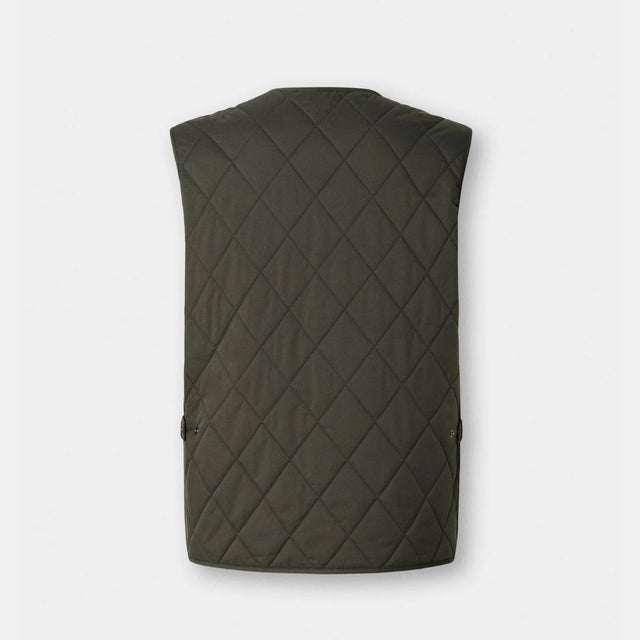Hackett London Paddock Vest Deep Green